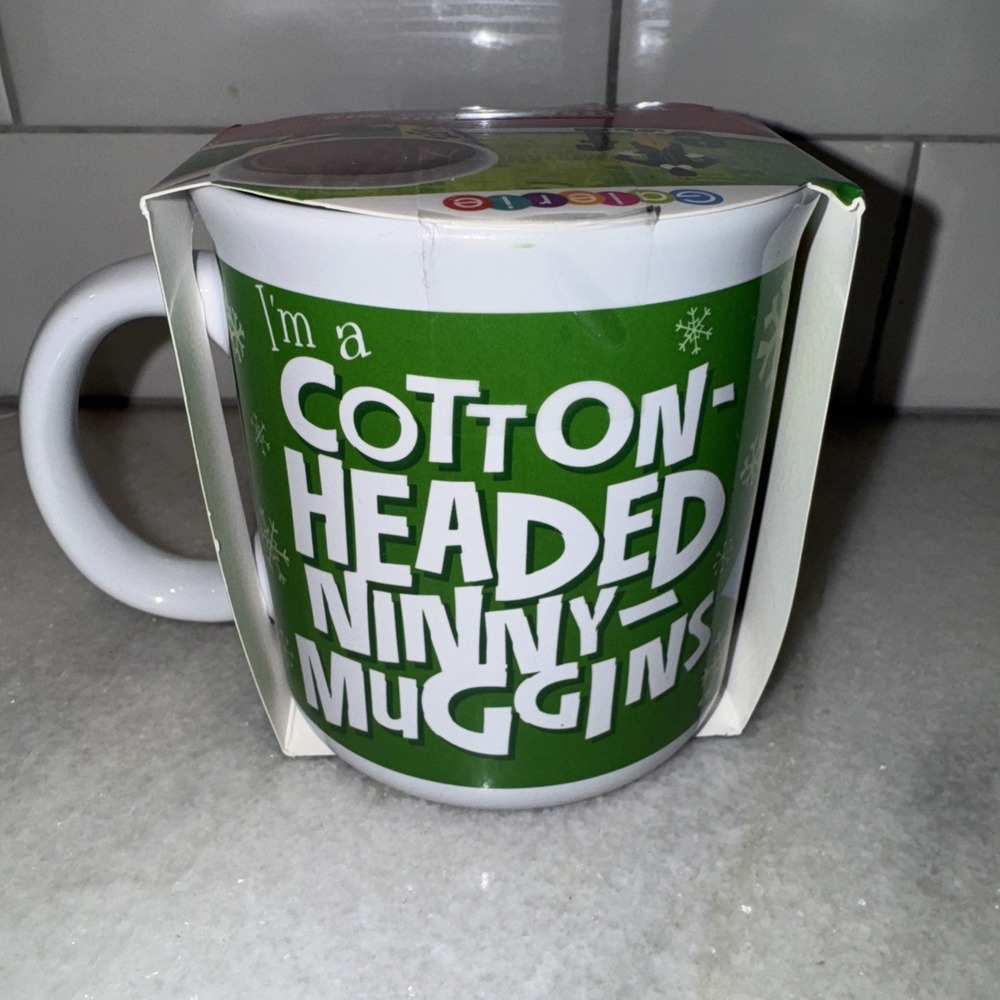 Galerie Warner Brothers Buddy The Elf Coffee Tea Cocoa Cup Mug Ninny Muggins - Picture 4 of 7